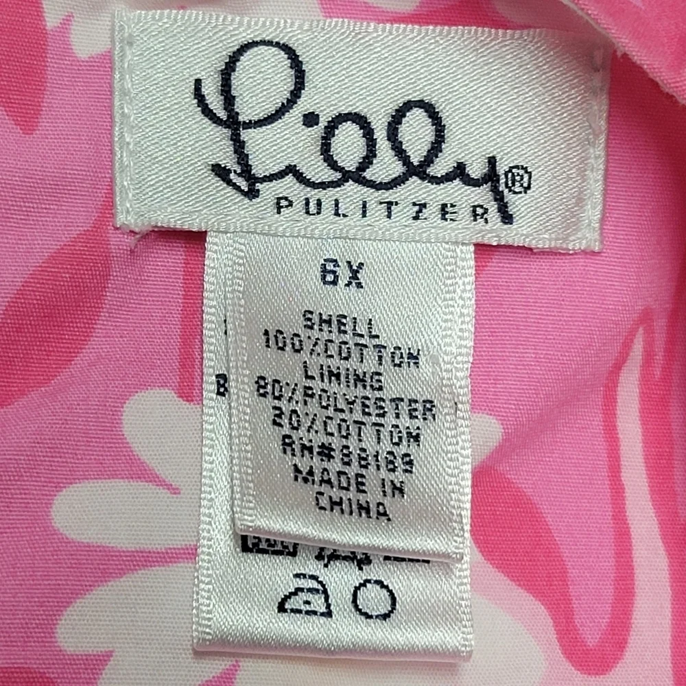 Vintage Lilly Pulitzer Little Lilly Shief Dress Size 6X.